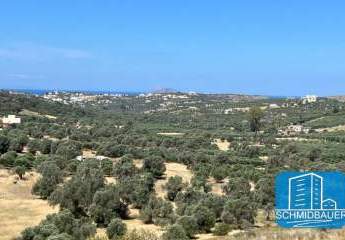 Kreta, Sivas - Baugrundstück mit Meerblick und Baugenehmigung für zwei Villen zum Verkauf