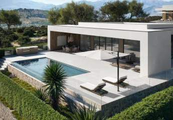MIT VIDEO: Kreta, Kefalas – Designvilla mit Infinity-Pool & Meerblick – Einzelobjekt im modernen Villenquartett - Villa 2