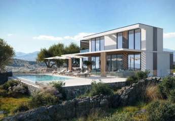 MIT VIDEO: Kreta, Kefalas – Designvilla mit Infinity-Pool & Meerblick – Einzelobjekt im modernen Villenquartett - Villa 4