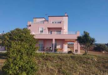 Kreta, Tria Monastiria: Geräumige Villa mit atemberaubender Aussicht zu verkaufen