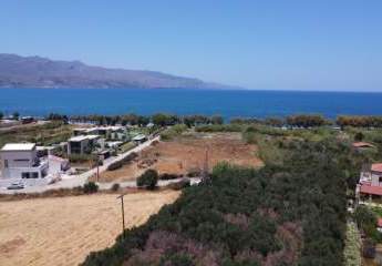 Kreta, Tavronitis: Schönes Grundstück mit Meerblick und hoher Baukapazität zu verkaufen