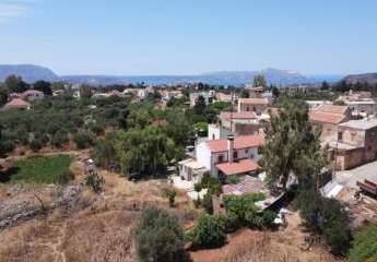 Kreta, Litsarda: Grundstück auf dem Land mit atemberaubendem Bergblick zu verkaufen