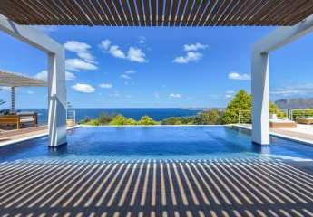 Kreta, Kalathas: Moderne mediterrane Villa mit atemberaubendem Meerblick zu verkaufen