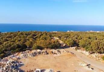 Kreta, Prines: Grundstück mit herrlichem Meerblick in Prines