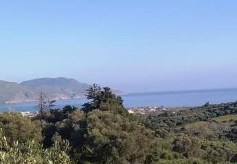 Kreta, Kastellos: Grundstück mit Meerblick zu verkaufen