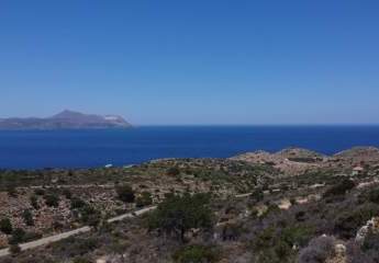 Kreta, Kokkino Chorio: Grundstück mit unvergleichlichem Meerblick zu verkaufen