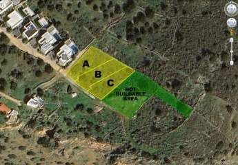 Kreta, Plaka: 3 Grundstücke mit Meerblick und Baugenehmigungen bei Elounda zu verkaufen