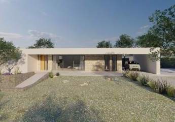 Kreta, Kastellos bei Kournas: Elegante und moderne Villa im Bau zu verkaufen