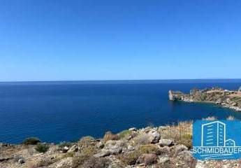 Kreta, Agios Pavlos: Riesiges Küstengrundstück mit Baugenehmigung zu verkaufen