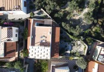 MIT VIDEO - Kreta, Apokoronas: Wunderschönes 2-Schlafzimmer-Haus mit Meerblick, Garten und Dachterrasse in Plaka bei Chania