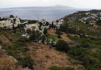 Kreta, Plaka: Atemberaubendes Grundstück mit Meer- und Bergblick zu verkaufen