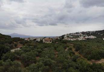 Kreta, Almyrida: Grundstück mit Baurechten und Meerblick zu verkaufen
