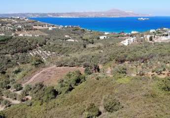 Kreta, Kera: Grundstücke mit Meer- und Bergblick nahe Kalyves zu verkaufen