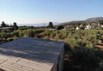 Kreta, Xirosterni: Grundstück in ruhiger Lage mit Berg- und Meerblick zu verkaufen