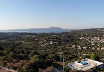 Kreta, Gavalochori: Panoramagrundstück mit Meer- und Bergblick zu verkaufen