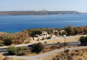 Kreta, Platani: Prestigeträchtiges Panoramagrundstück in der Nähe von Souda zu verkaufen