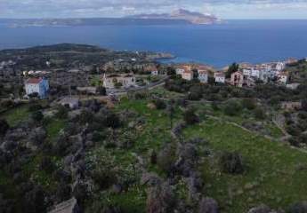 Kreta, Kokkino Chorio: Landschaftlich reizvolles Grundstück mit Meerblick zu verkaufen