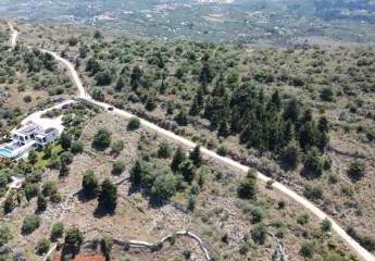 Kreta, Likotinarea: Hanggrundstück mit Meerblick und Villenbaugenehmigung zu verkaufen
