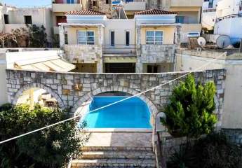 Kreta - 2-Zimmer-Apartment in Kalyves mit Pool- und Meerblick