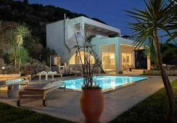 Kreta, Almyrida: Villa mit Meerblick und Swimmingpool zu verkaufen