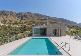 Kreta, Asomatos: Elegante Steinvilla zu verkaufen