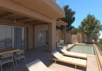 Kreta bei Kolymvari: Moderne Villa mit 2 Schlafzimmern, privatem Pool und Meerblick