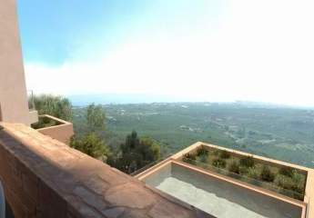 Kreta bei Kolymvari: Moderne Villa mit 2 Schlafzimmern, privatem Pool und Meerblick