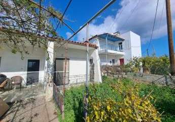 Kreta: Freistehendes Haus mit Meerblick in Plaka zu verkaufen - zur Renovierung