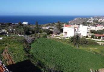 Kreta, Chorafakia: Grundstück mit Meerblick in Akrotiri zu verkaufen