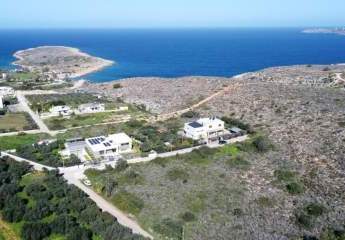 Kreta, Agios Onoufrios: Eckgrundstück mit Meerblick zu verkaufen