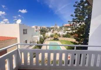 Kreta, Almyrida: Apartment mit einem Schlafzimmer, Balkon und Gemeinschaftspool