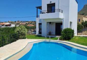 Kreta, Kokkino Chorio: Möbliertes Haus in ruhiger Lage zu verkaufen