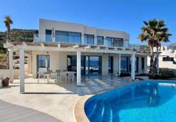 MIT VIDEO! Kreta, Mochlos: Luxuriöse Villa mit Meerblick und Pool zu verkaufen