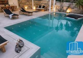 MIT VIDEO - Kreta, Kamilari: Luxusvilla mit herrlicher Aussicht in traumhafter Lage zu verkaufen