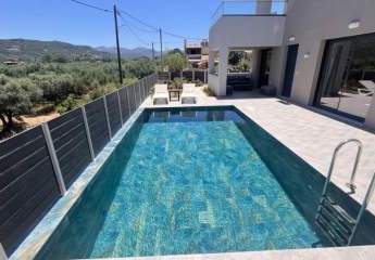 Kreta bei Kissamos: Drei brandneue Poolvillen in Kaloudiana zu verkaufen