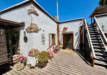 MIT VIDEO! Kreta, Voulismeni: Renoviertes Dorfhaus mit Garten und Dachterrasse zu verkaufen