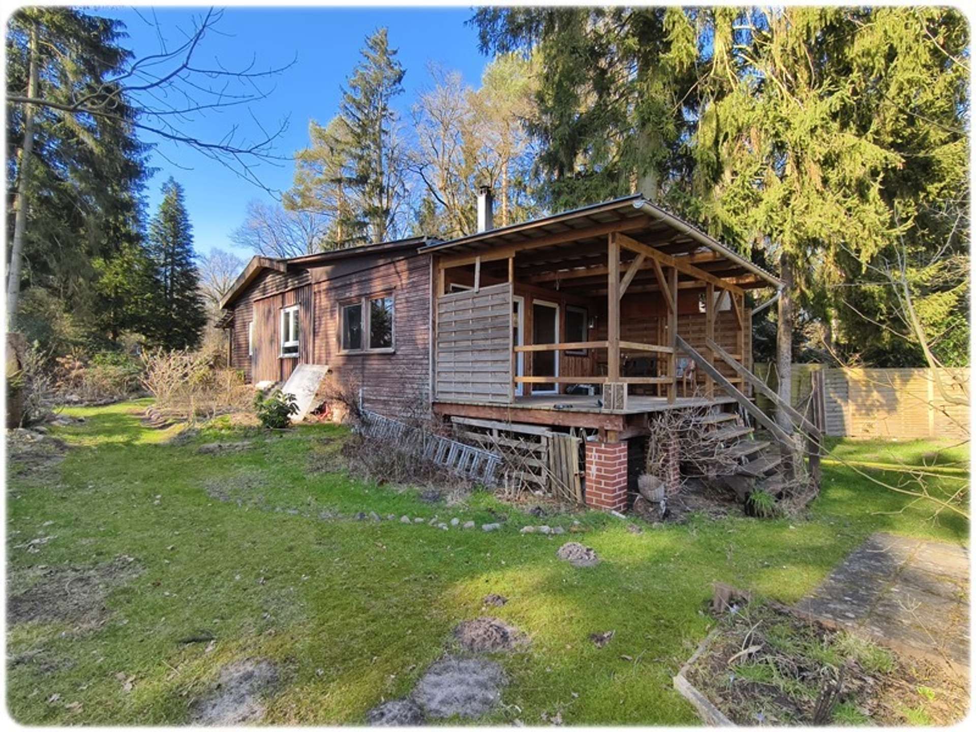 Wienhausen - Nordburg - Chalet Dornrößchen - Wassergrundstück an einem alten Allerarm