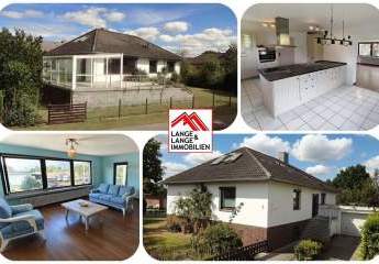 Bröckel - Design trifft Funktion: Einfamilienhaus mit Vollkeller und Terrasse mit Panorama-Glasfront