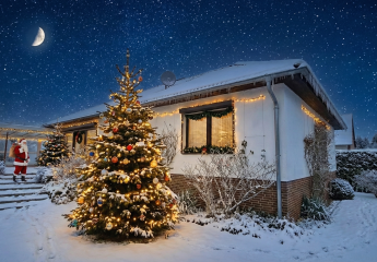 Bröckel - Design trifft Funktion: Einfamilienhaus mit Vollkeller und Terrasse mit Panorama-Glasfront