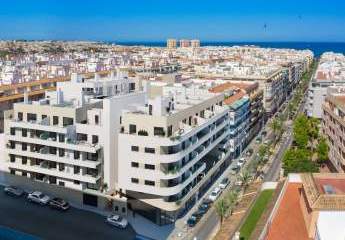 Spanien Immobilien - 2 Schlafzimmer-Penthouse mit Meerblick in einer neuen Wohnanlage in Torrevieja