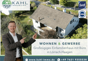 Großzügiges Einfamilienhaus mit Einliegerwohnung und Büro in Lörrach