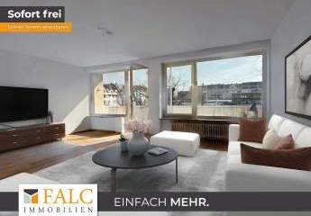 Ideal für Paare: Lichtdurchflutete 3-Zimmer-Wohnung mit durchdachtem Grundriss und Balkon
