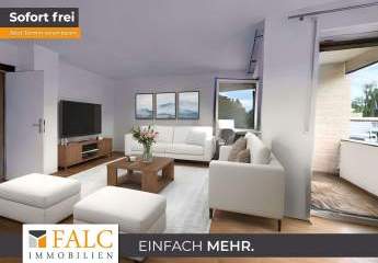 Zuhause mit Perspektive: 3-Zimmer-Wohnung mit Sonnenloggia & Gartenmitnutzung