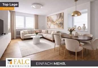 Zuhause mit Perspektive: 3-Zimmer-Wohnung mit Sonnenloggia & Gartenmitnutzung