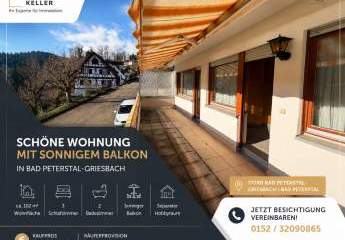 Schöne Wohnung mit sonnigem großen Balkon