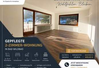 Ruhige Renovierte 2 Zimmer Wohnung