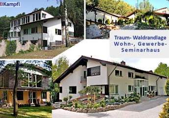 Eggenfelden - Attraktives Wohn-, Gewerbe- & Seminarhaus in Waldrand-Traumlage!