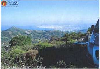 Kreta, Rodia, Grundstück ca. 8.745m² in bester Lage von Heraklion mit unverbaubarem Meer- und Bergblick