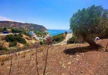 Kreta, Agia Galini, Baugrundstück mit Meerblick Ortsnah aber privat