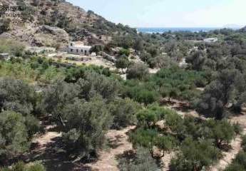 Kreta Agia Galini, Bauerwartungsland mit Meerblick und Strandnähe